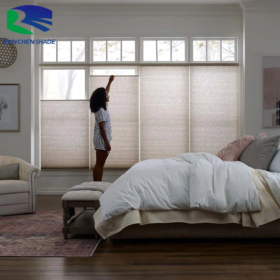 Custom venetian honey comb blinds window smart shades monsoon Honeycomb blinds Cellular shades for window