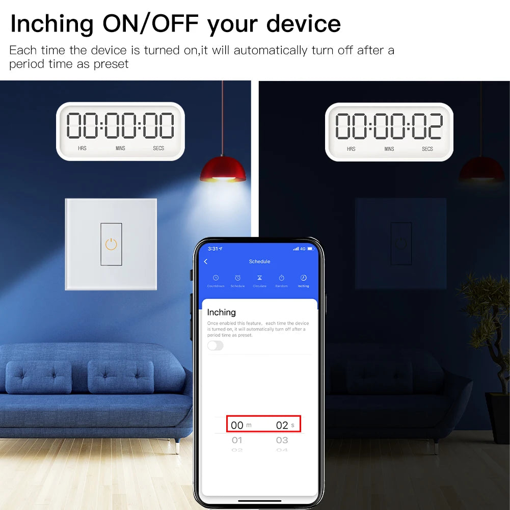 Tuya ZigBee Smart High Power Switch Relay 20A Circuit Breaker for Boiler Water Heater App Control Works with Alexa Google Home - Stereotech