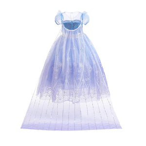 Disney Elsa Role Playing Dress Light Up Kids Halloween Frozen Carnival Apparel Girls Birthday Elsa Princess Glowing Vestidos