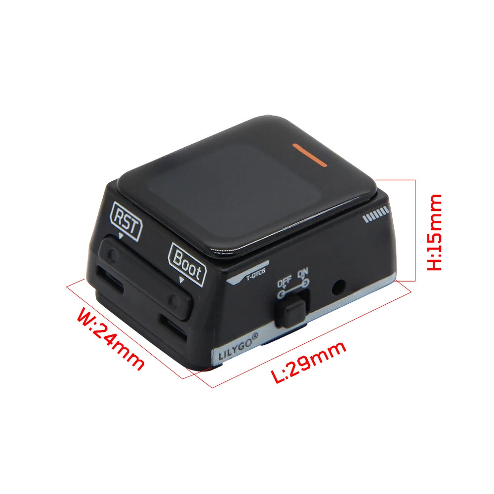 LILYGO® T-QTC6 ESP32-C6 Development Board 0.85-inch Touch LCD Display WiFi 6 Bluetooth 5 Wireless Module With Power Management