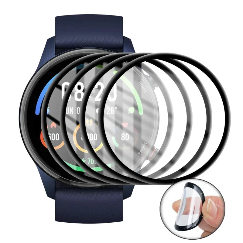 3D Protective Film for XiaoMi Watch Color Sports Full Coverage Soft Screen Protector for Mi Watch Global Version Not Glass