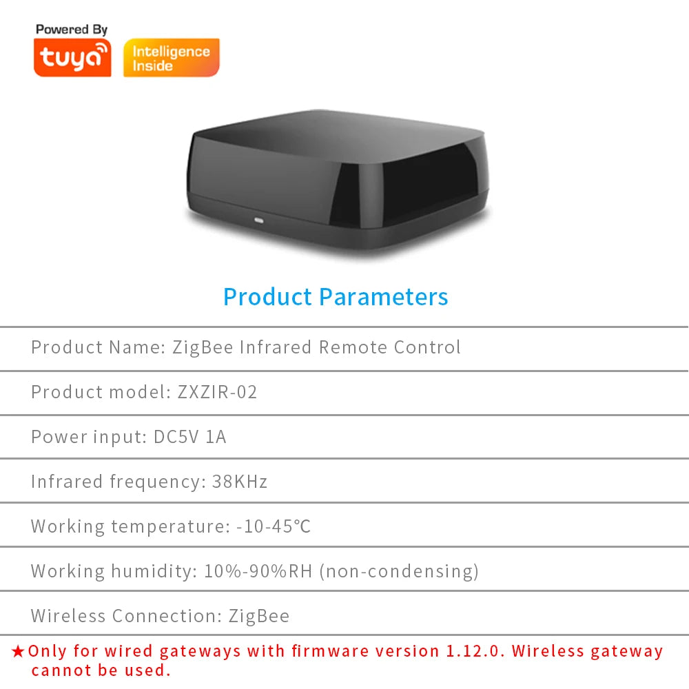 Intellithings Tuya Zigbee Smart IR Infrared Remote Control Home Automation for Electric Fan TV Water Heater Alexa Google Home - Stereotech