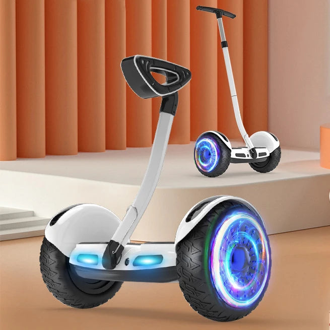 8 10 inch 36 54V Kids Adult Smart Handle Leg Bar Electric Scooter 2 Wheel Stand Up Self Balancing Hoverboard custom