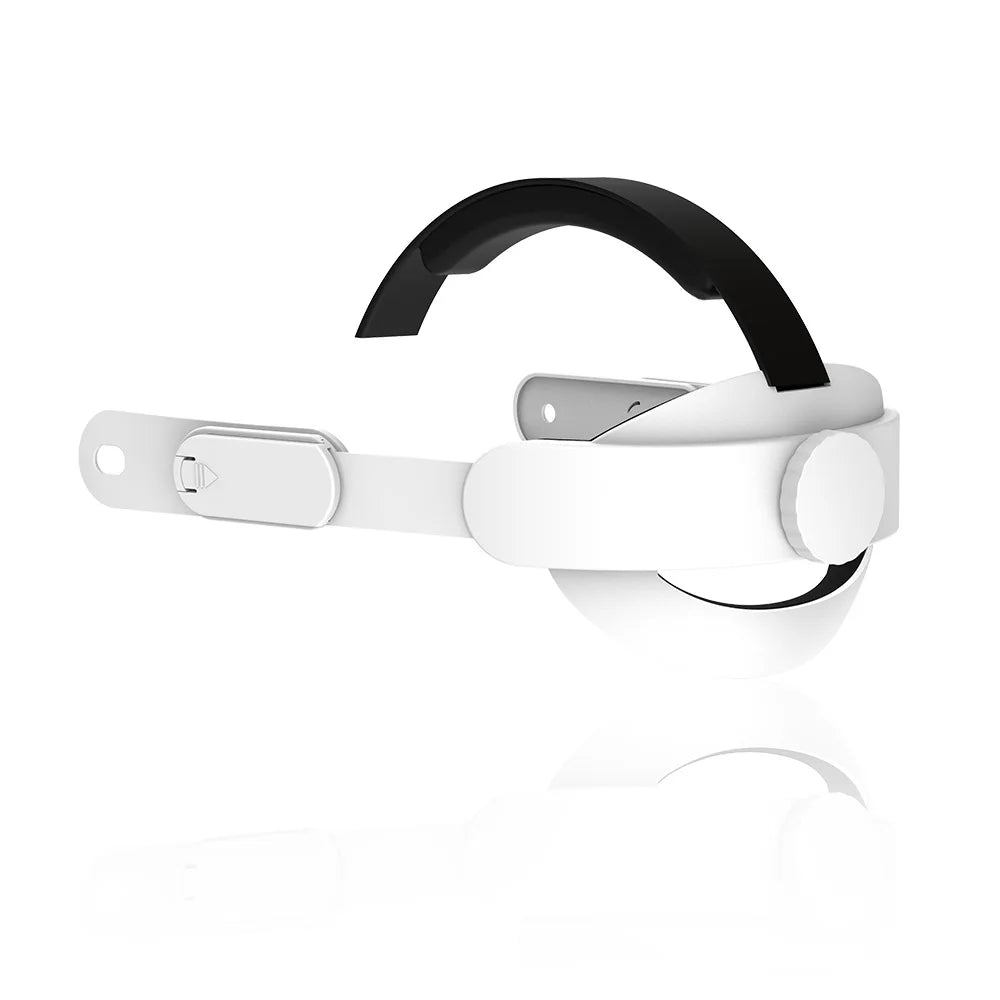 Elite Head Strap for Quest 3S/Quest 3/Quest 2 with PU Leather for Comfort Weight Distribution For Meta Quest 3S VR Accessories