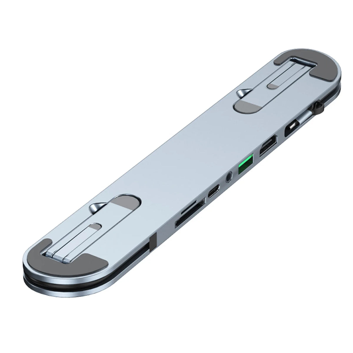 USB C Laptop Docking Station Stand USB C Dock Tablet Stand 6 in 1 USB C Hub 4K HDMI USB 3.0 PD 100W Type C Hub for MacBook Pro