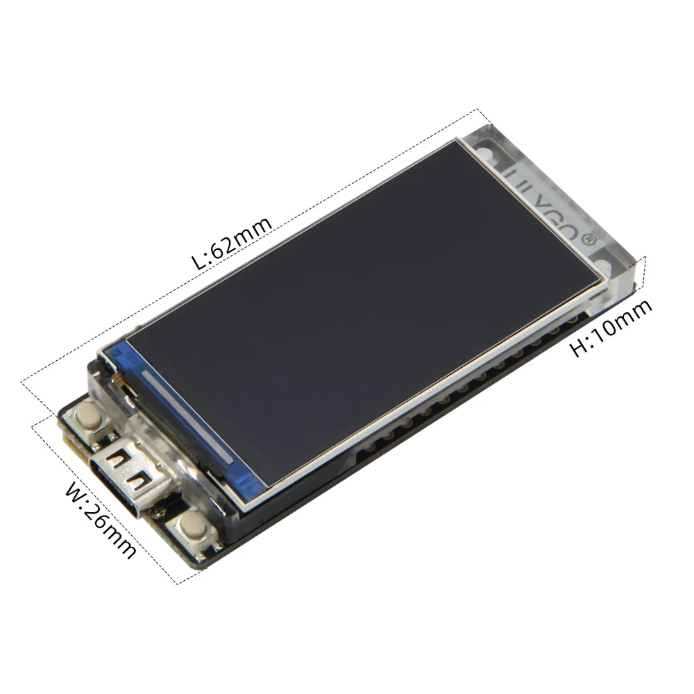 LILYGO® T-Display-S3 ESP32-S3, ST7789 1.9 Inch LCD Display Development Board, Wi-Fi Bluetooth Module, Flash 16MB, Custom Button