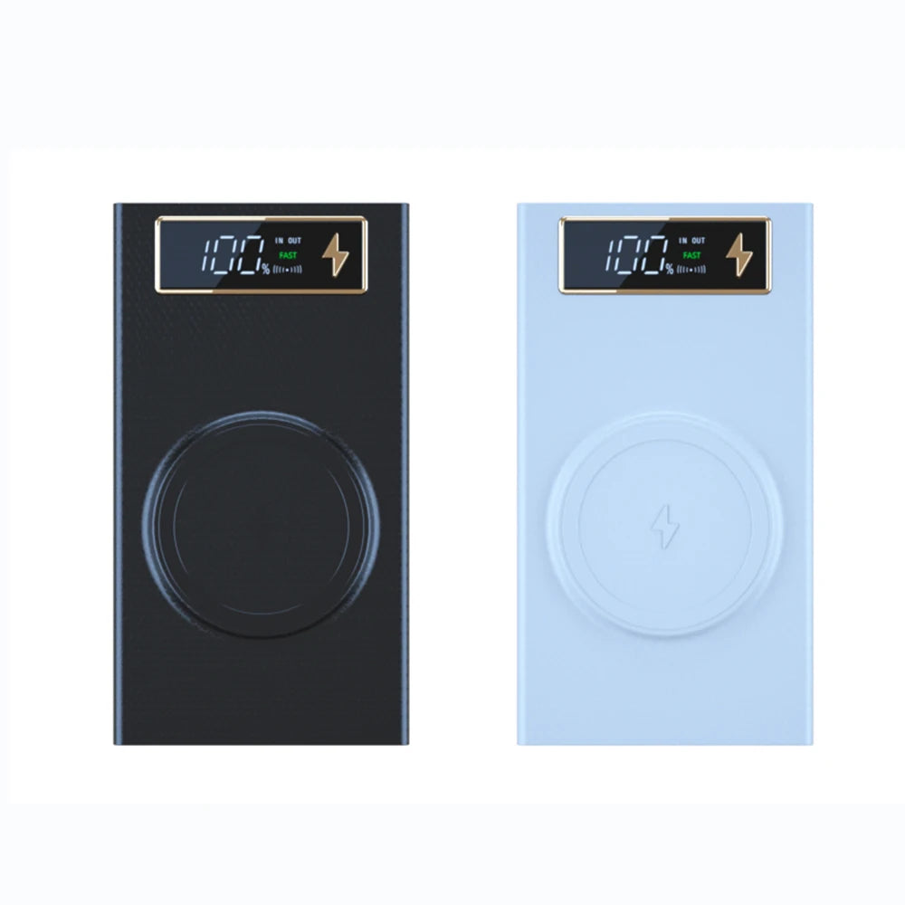 6 PCS 18650 Power Bank Case Wireless Fast Charge QC3.0 For Phone Charging Welding-free DIY Battery Storage Boxes