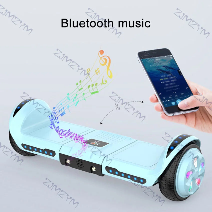 6.5 Inch Children Smart Balance Wheel Hoverboard Skateboard Self-Balancing Electric Scooter 2 Wheel Standing Scooter Hover Board