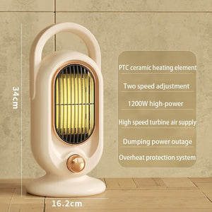 Tinsol Portable electric heater 1200w fast heating warmer fall and winter home office mini heater home appliance warmer