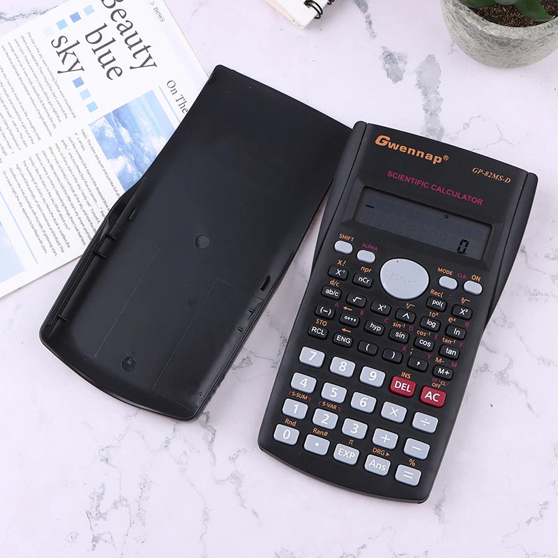 Handheld Portable Scientific Calculator Student 2-line Display Multi-function Mathematics Teaching Dedicated Calculator - Stereotech