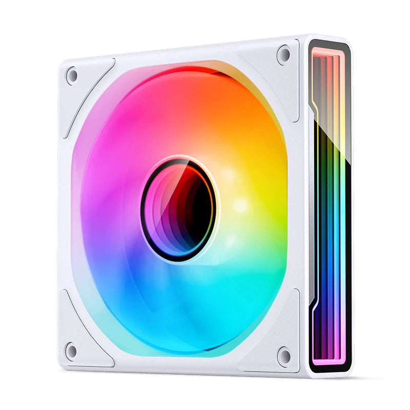 JONSBO ZK-120 3 in 1 Wire-free Splicing PC Case Fan 3Pin ARGB Motherboard Sync 12CM PWM Infinite Mirror Mute Chassis Cooling Fan
