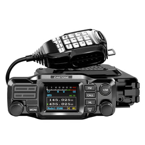 ZASTONE D500 Car Walkie Talkie 25W Mini Mobile Car Radio HF Transceiver Decoding Outdoor Communication 130-179MHZ