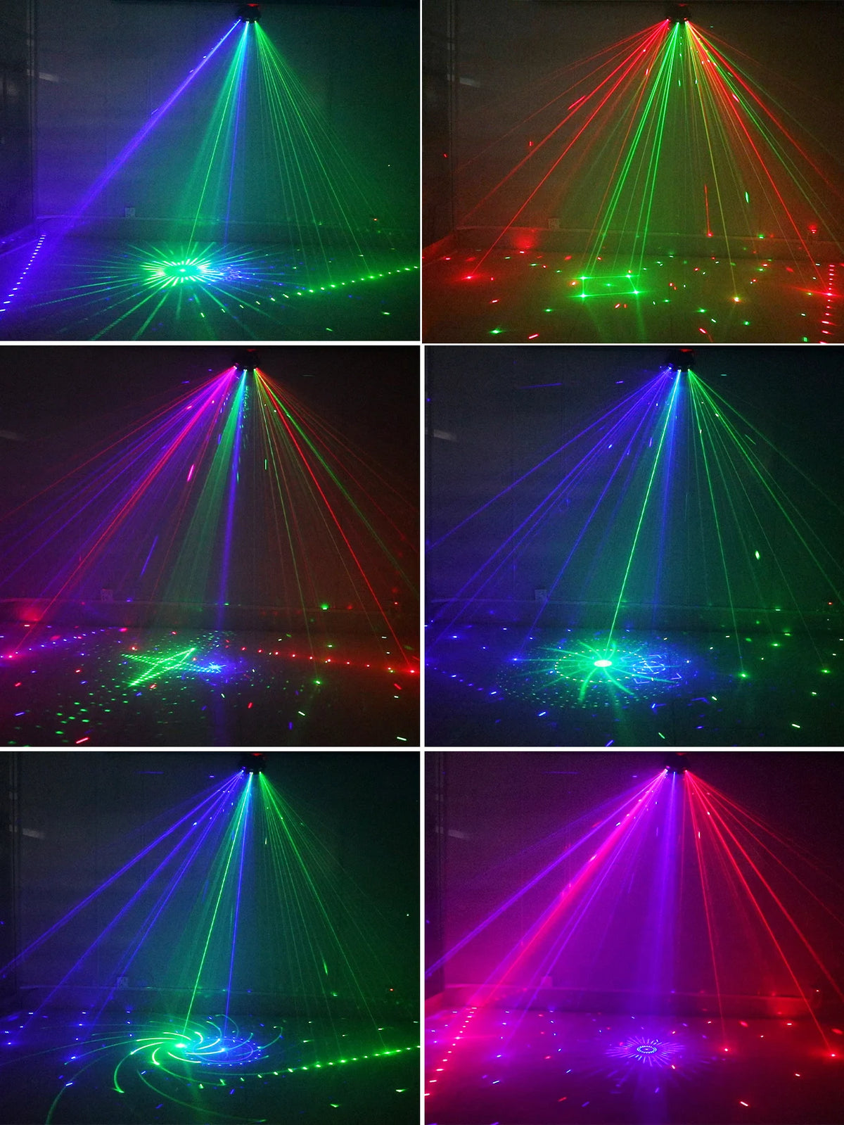 ALIEN 15 EYE RGB Disco DJ Beam Laser Light Projector DMX Remote Strobe Stage Lighting Effect Xmas Party Holiday Halloween Lights