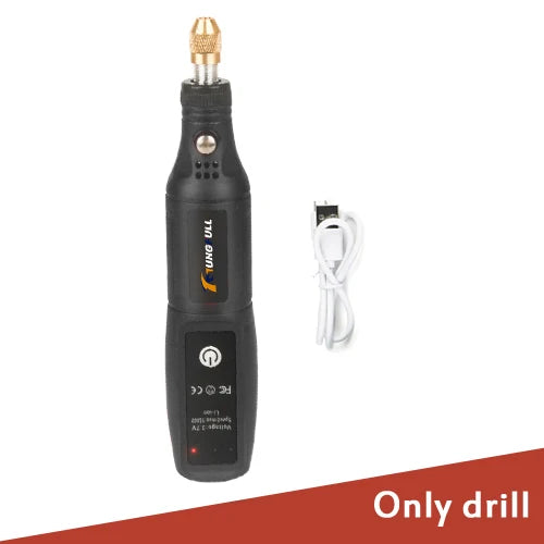 USB Cordless Drill Rotary Tool Woodworking Engraving Pen Mini Wireless Electric Drill For Jewelry Metal Glass Dremel Tools
