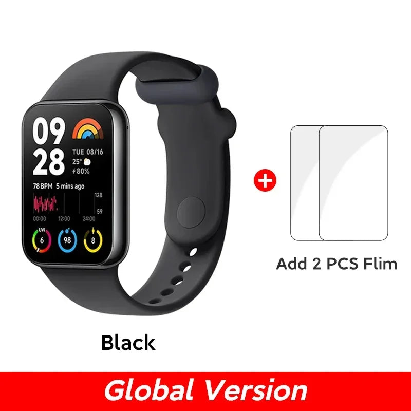 Xiaomi Mi Band 8 Pro Global Version Smart Wristband1.74&quot; Color Square AMOLED GNSS Blood Oxygen Heart Rate Monitor Bluetooth 5.3
