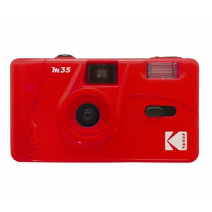 Kodak M35 Retro 135 35mm Reusable Film Camera Yellow/Classic Blue/Flame Scarlet with Flash Function Reusable Film Camera