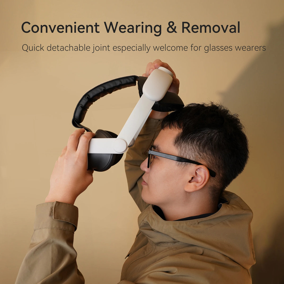 KIWI design Comfort Head Strap Compatible with Quest 3 Adjustable Elite Strap Replacement for Enhanced Support VR Accessories