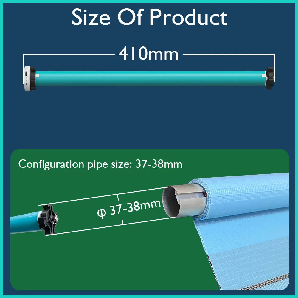 Lifelibero Tuya Battery Zigbee Or Wifi Smart Curtains Electric Roller Motor Blinds For Windows For 37 38mm Tube Work Alexa Voice