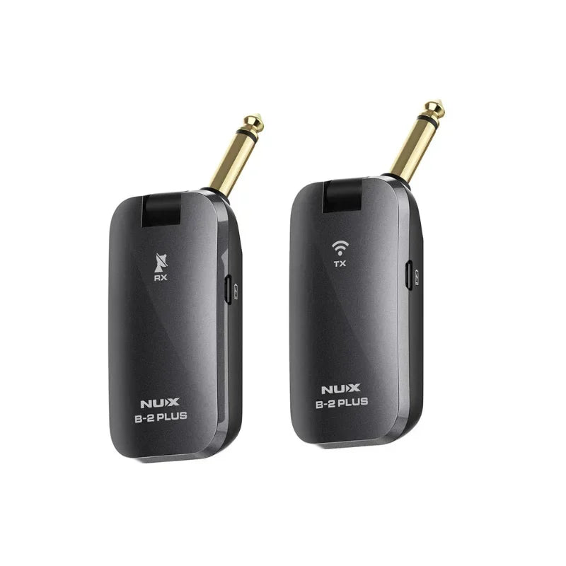 NUX B-2 Plus Wireless Transmitter Wireless Guitar Transmitter 2.4GHz Microphone 60ft Line Of Sight