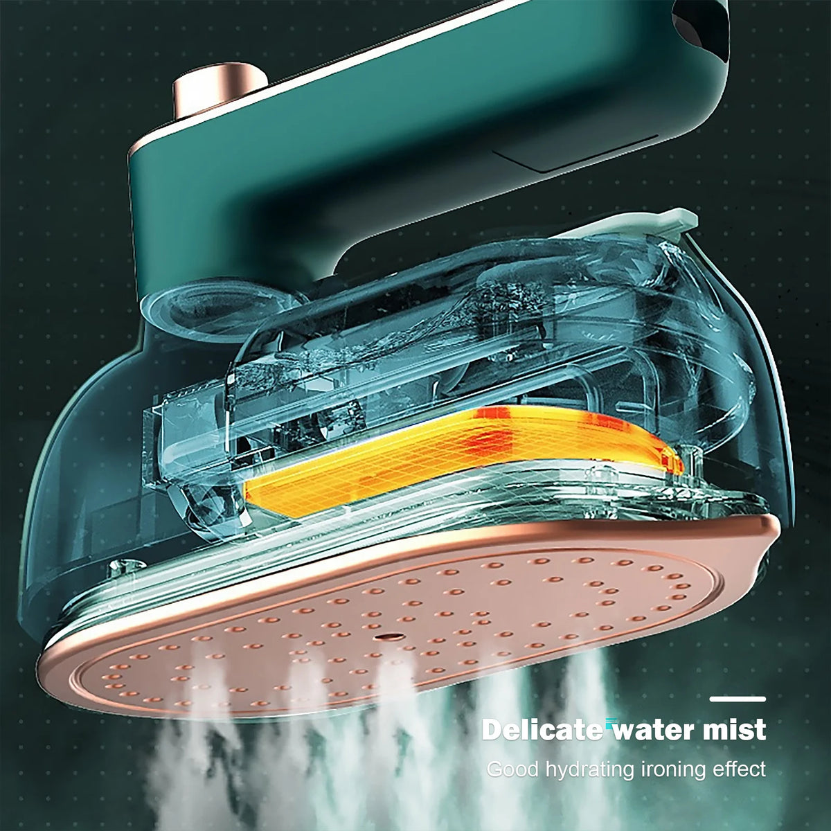 Professional Mini Steam Iron Handheld Portable Garment Steamer Dry Wet Clothes Ironing Machine Home Travel Electric Steam Iron - Stereotech