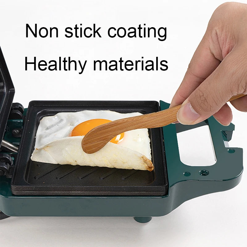 DMWD Bread Sandwich Maker Mini Light Food Waffle Muffin Breakfast Machine Egg Omelette Pan Pressure Toaster Grill Panini Oven - Stereotech