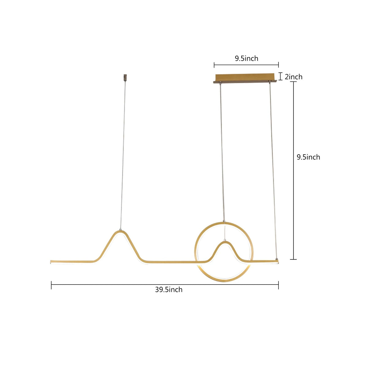 Modern LED Chandelier Ceiling Light Pendant Hanging Lamp Dining Room