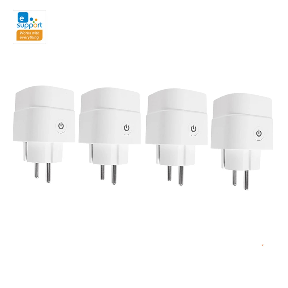 CBE WiFi Smart Plug Sockets 16A EU Plug Tuya Smart Life APP Work with Alexa Google Home Smart-Home Automation EU UK Plug Yandex