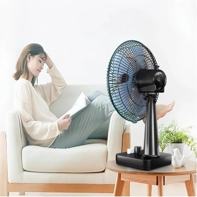 Electric Fan Desktop Home Silent Student Dormitory 16 Inch Large Table Fan Desktop Small Fan Shake Head Turn Page Floor Fan