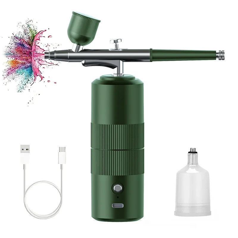 Professional Disinfectant Fogger Machine, Sanitizer Sprayer. Electrostatic ULV Atomizer &amp; Cordless Handheld Nano Steam Gun