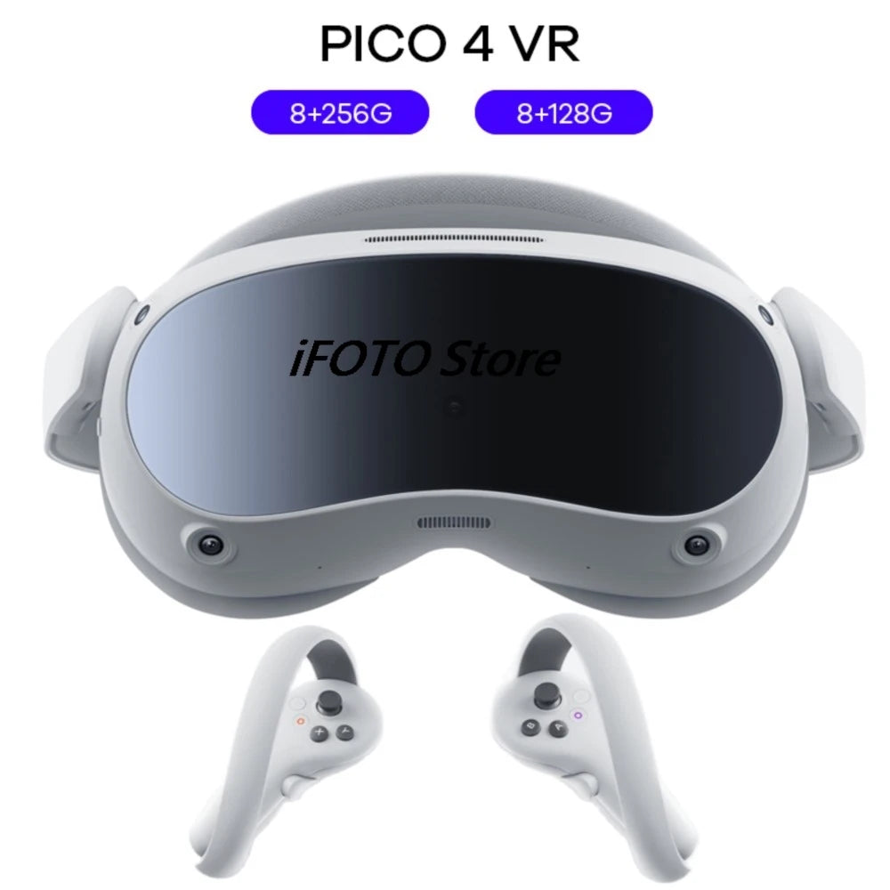 Pico 4 VR Streaming Game Glasses Advanced All In One Virtual Reality Headset Display 55 Freely Popular Games 128G 256G