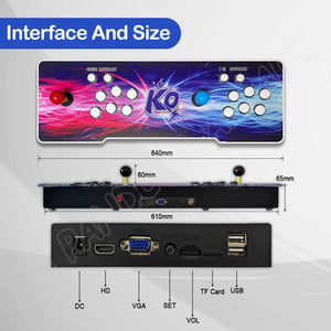 26800 Pandora Saga Dx2 box arcade console 2024 multiplayer Joystick 720P HD Output TV Games Suitable For Family Entertainment