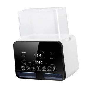 Dual Bottles Warmer for Baby Milk Breast Milk Defrost Night Feeding Warmer Baby Bottle Warmer for Travel Home Car Indoor Outdoor