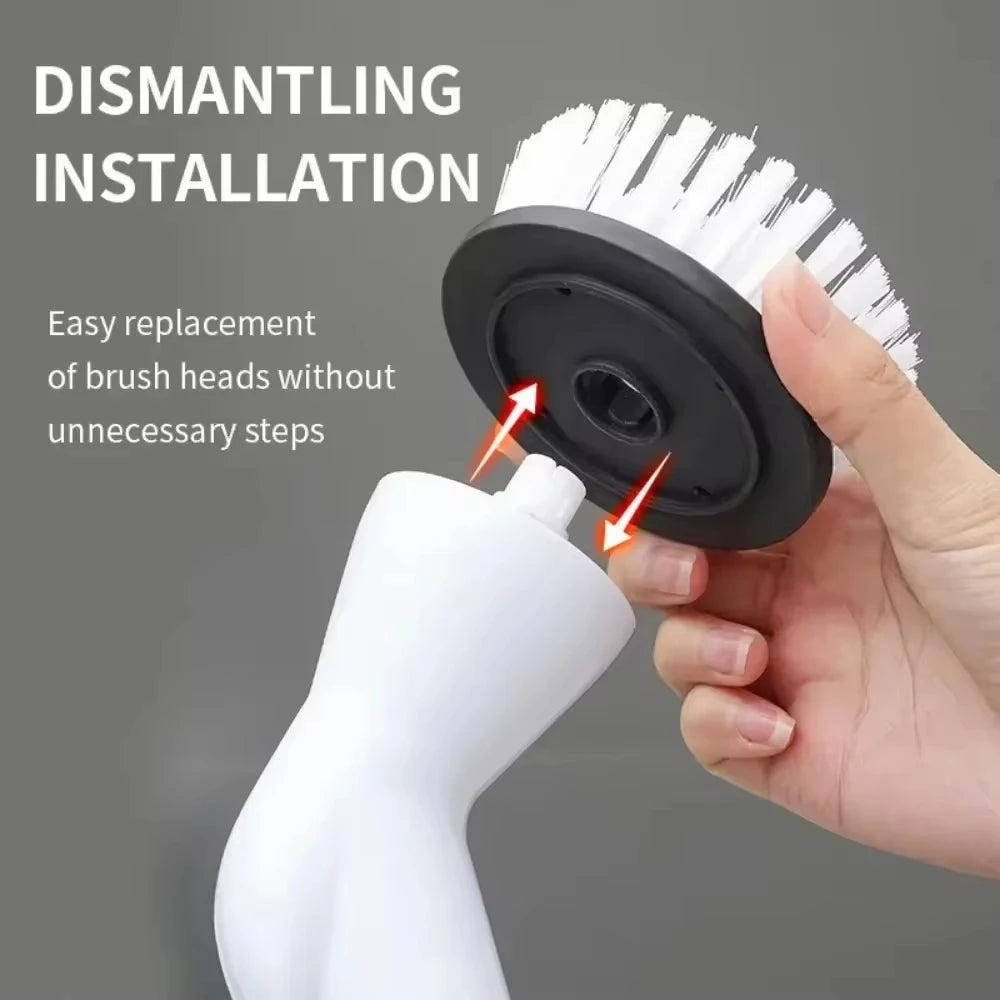 Xiaomi 6 in 1 Electric Cleaning Brush Kitchen Bathroom Cleaning Tools Electric Rotary Cleaning Scrubber Shower Cleaning Brush