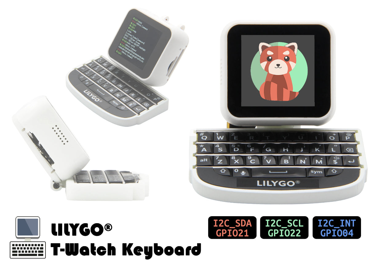 LILYGO® Watch-Keyboard-C3 V1.0 ESP32-C3 T-Watch Expansion Module QWERTY Bluetooth Wireless MINI Small Keyboard Development Board