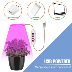 LED Phytolamp Indoor Grow Lights Full Spectrum Hydroponics Plant Lamp For Flower Seeds Cultivation DC5V USB LED Growth  Light