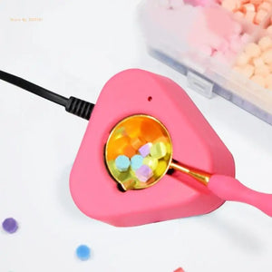 Electric Wax Seal Warmer Durable Wax Sealing Warmer Tool with Spoon for Girls Dropship