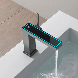 Digital Basin Faucet Bathroom Temperature Smart Display Sink Faucet Hot And Cold Water Kitchen Sink Mixer Wash Tap
