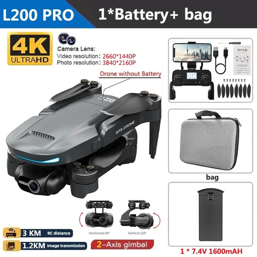L200 PRO MAX Drone 4K - Stereotech