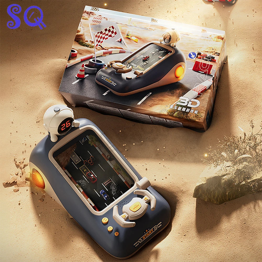 Mini Time Racing Game Console Desktop Decorations Arcade Game For Retro Game