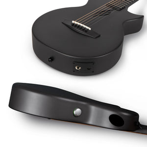 Enya NOVA GO SP1 Electric Guitar Smart Carbon Fiber Acoustic 35 Inch with Pickup, Case, Strap, Cable Travel Guitarra Violão