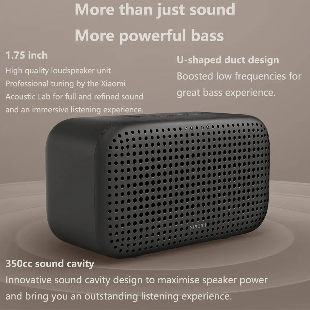 Xiaomi Smart Speaker Lite Global Version Smart Hub AI Speaker 1.75&quot;  Bluetooth Wifi Built in Alexa Works With Mi Home App