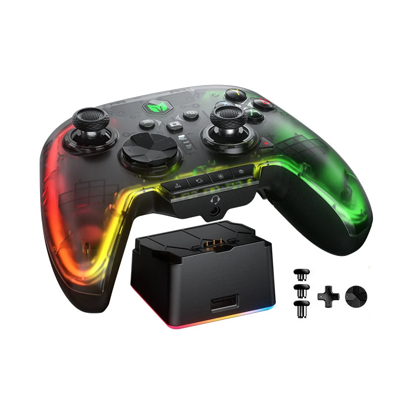 BIGBIG WON Wireless Controller, Rainbow 2 Pro PC Controllers 6-axis Gyro Senso PC/ Switch/ANDROID/IOS