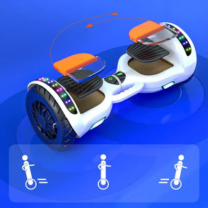 Smart  6.5" Electric scooter LED 2 Wheel Lights 250w*2 Self-balancing 2A battery hover board Off Road With Bluetooth