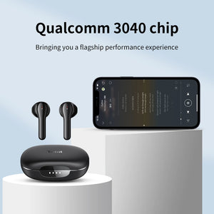 Tribit FlyBuds C2 Wireless Bluetooth Earphones 4 Mics Call Noise Canceling Crystal-Clear Calls Earbuds 32H Playtime Headphones