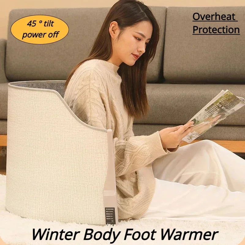 Winter Cushion Folding Electric Heater Leg Pad Portable Adjustable Thermostat Foot Warmer For Home Office Feet Heated Warm 2023