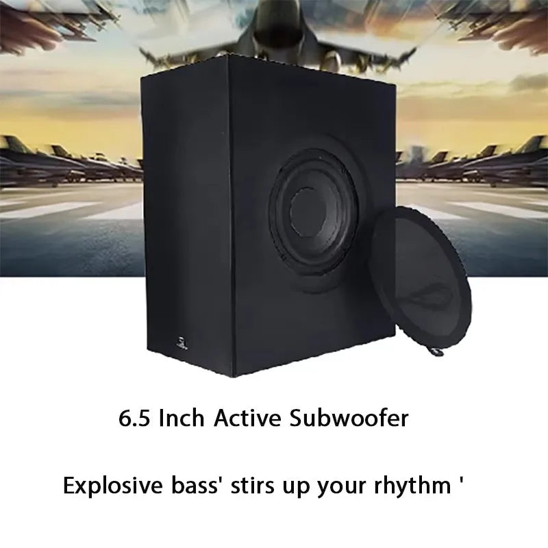 AOSIBAO 6.5 Inch Active Subwoofer 6 Ohm 100W High-power Home Speaker HIFI Woodiness Super Bass Speakers Sensitivity 88+-3DB