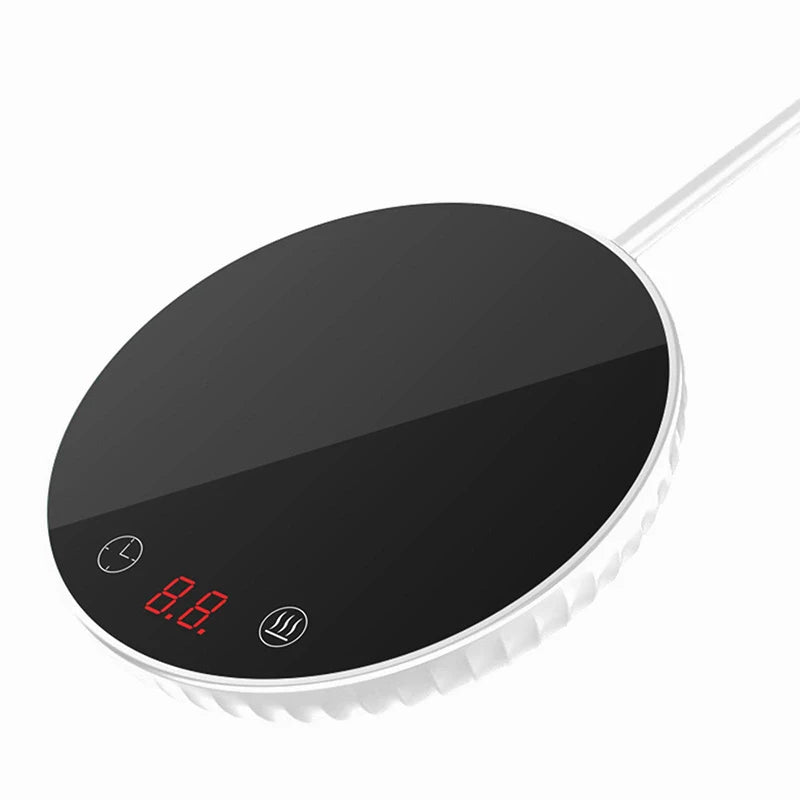 Electric Heating Coaster Beverage Milk Coffee Mat Tea Coffee Heater Warmer Mug Kitchen Service Cup Heating Coaster EU Plug