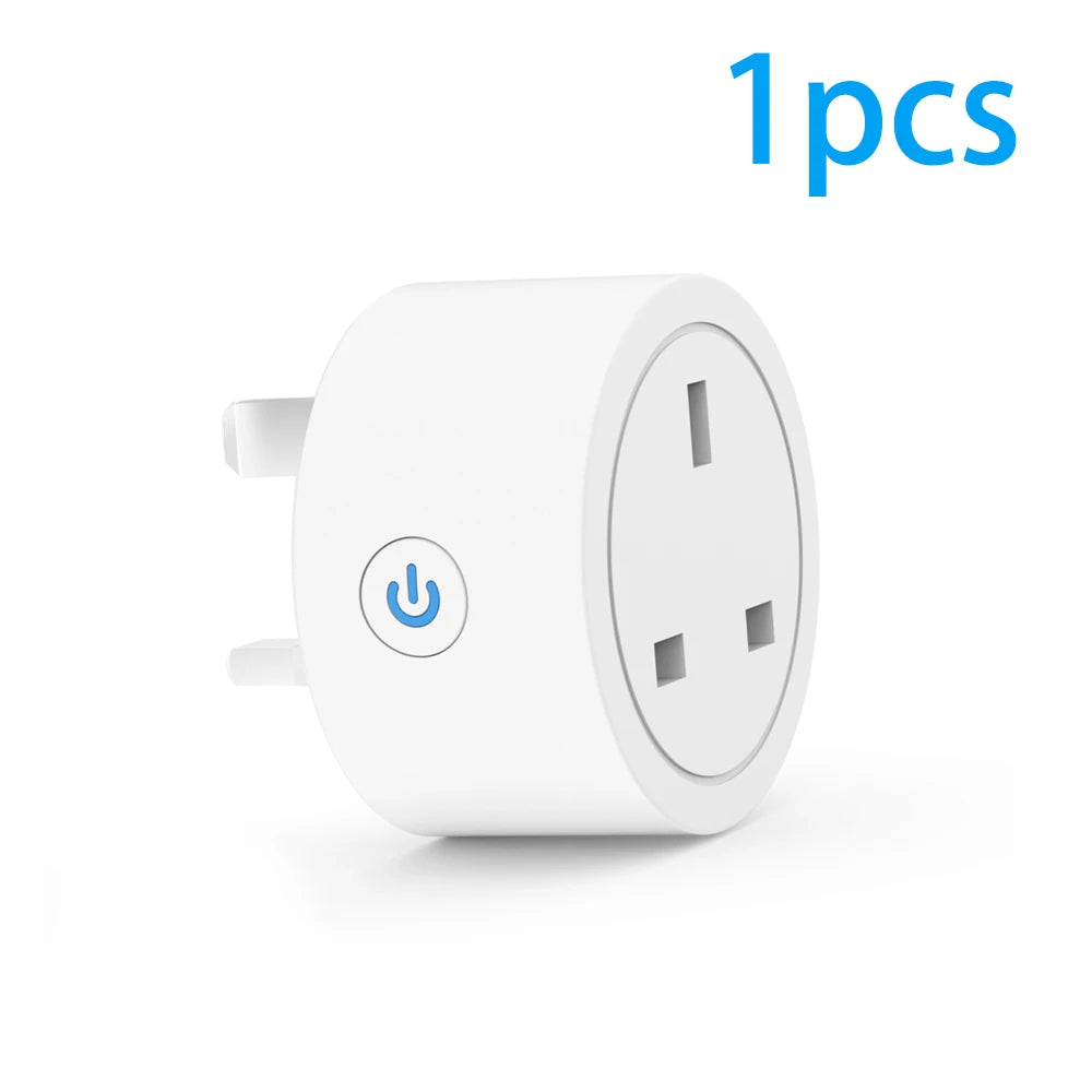 CBE WiFi Smart Plug Sockets 16A EU Plug Tuya Smart Life APP Work with Alexa Google Home Smart-Home Automation EU UK Plug Yandex
