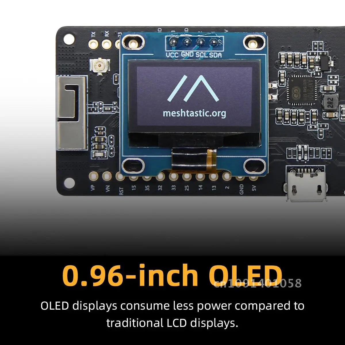 LILYGO® TTGO Meshtastic T-Beam LoRa ESP32 Development Board 433/868/915MHz LoRaWAN Module Circuits With WiFi Bluetooth GPS OLED