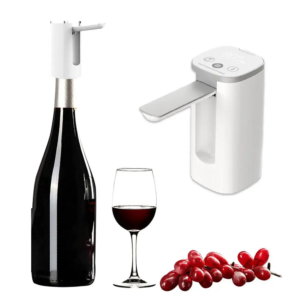 Smart Electric Wine Separator Alcohol Dispenser Quick Aerating Awakening Wine Decanter Dispenser Pump Bar Wine Pourer For P T2J2